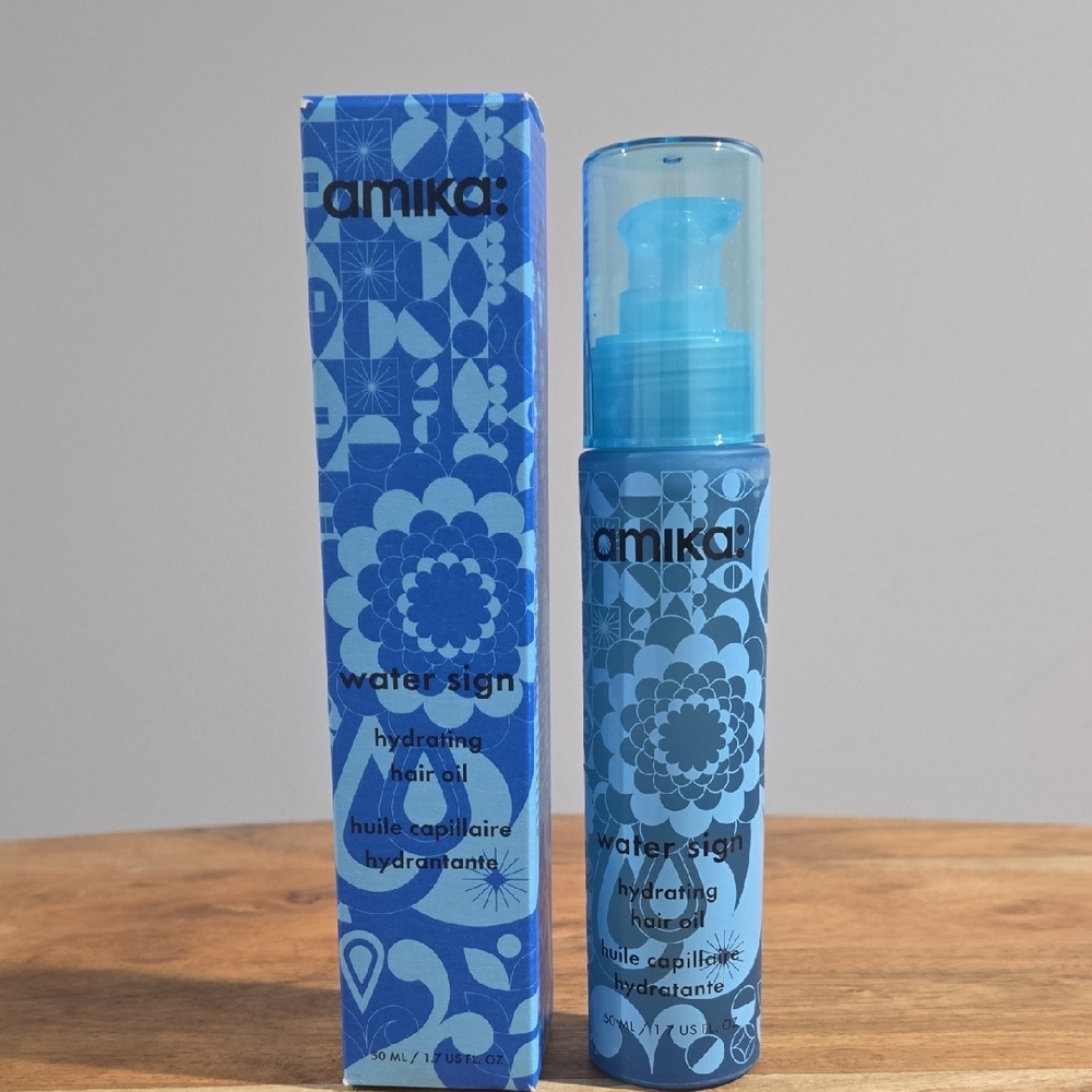 Amika Water Sign Hydrating Hair Oil 1.7oz NEW